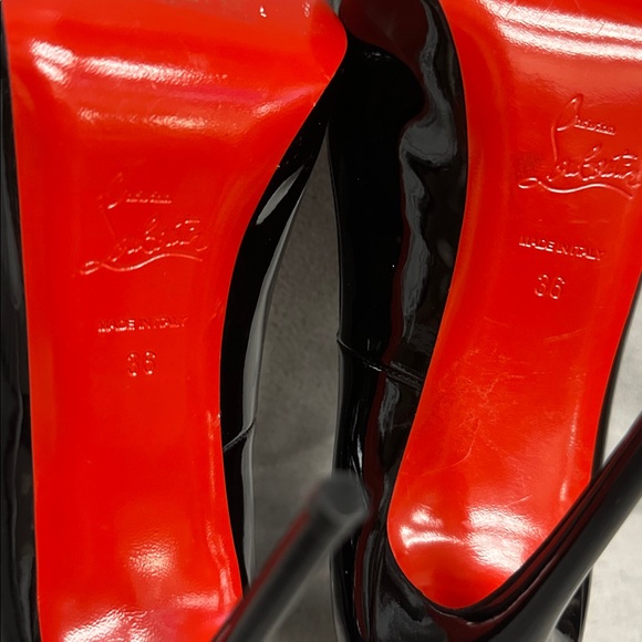 CHRISTIAN LOUBOUTIN New Very Prive Patent Leather Pumps 120 Size 36 - Picture 11 of 11